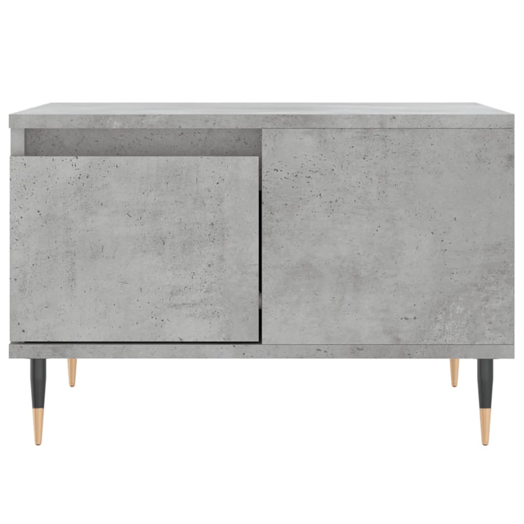 Couchtisch Betongrau 55x55x36,5 cm Holzwerkstoff - Pazzar.ch
