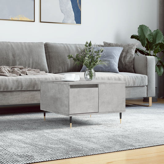 Couchtisch Betongrau 55x55x36,5 cm Holzwerkstoff - Pazzar.ch