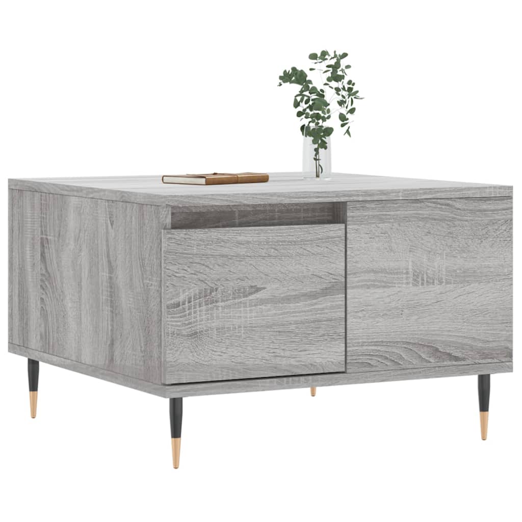 Couchtisch Grau Sonoma 55x55x36,5 cm Holzwerkstoff - Pazzar.ch