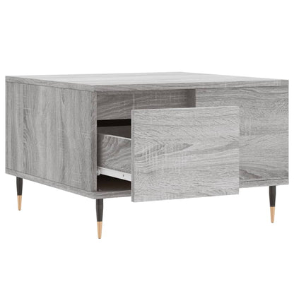 Couchtisch Grau Sonoma 55x55x36,5 cm Holzwerkstoff - Pazzar.ch