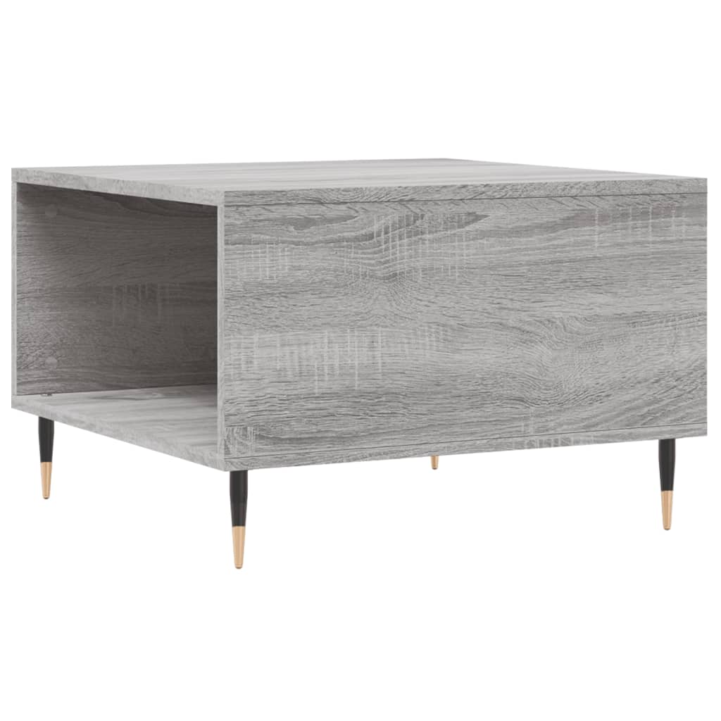 Couchtisch Grau Sonoma 55x55x36,5 cm Holzwerkstoff - Pazzar.ch