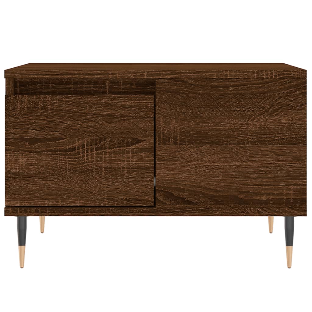 Couchtisch Braun Eichen-Optik 55x55x36,5 cm Holzwerkstoff - Pazzar.ch