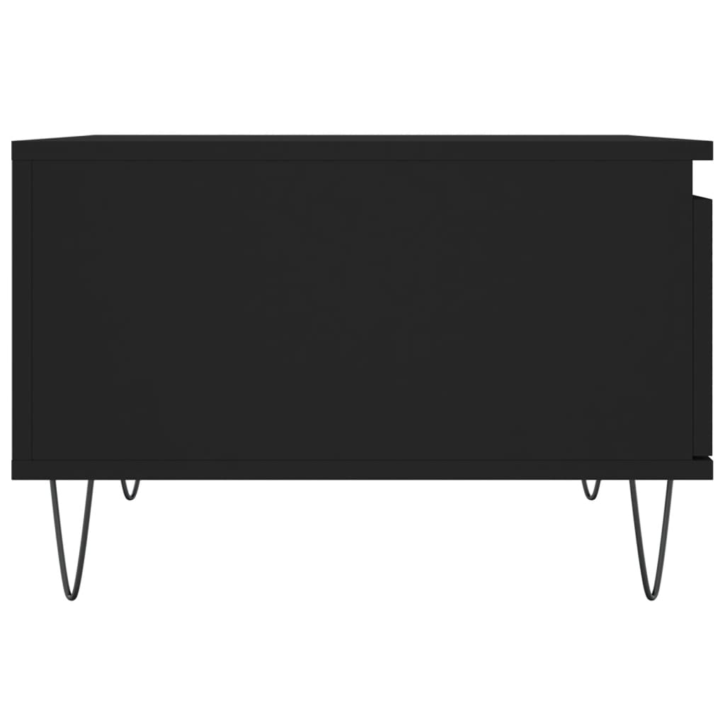 Couchtisch Schwarz 55x55x36,5 cm Holzwerkstoff - Pazzar.ch