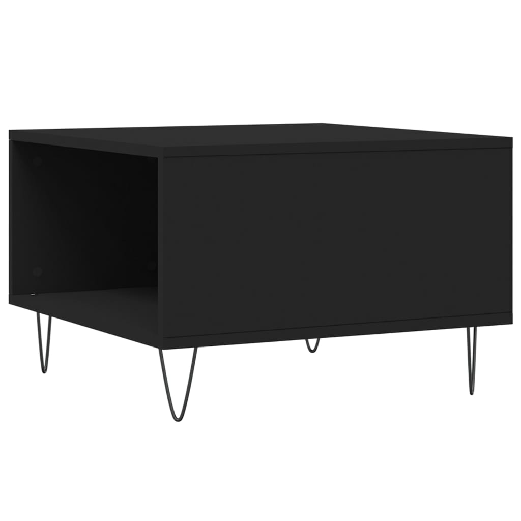 Couchtisch Schwarz 55x55x36,5 cm Holzwerkstoff - Pazzar.ch