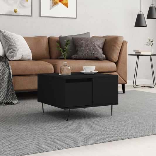 Couchtisch Schwarz 55x55x36,5 cm Holzwerkstoff - Pazzar.ch