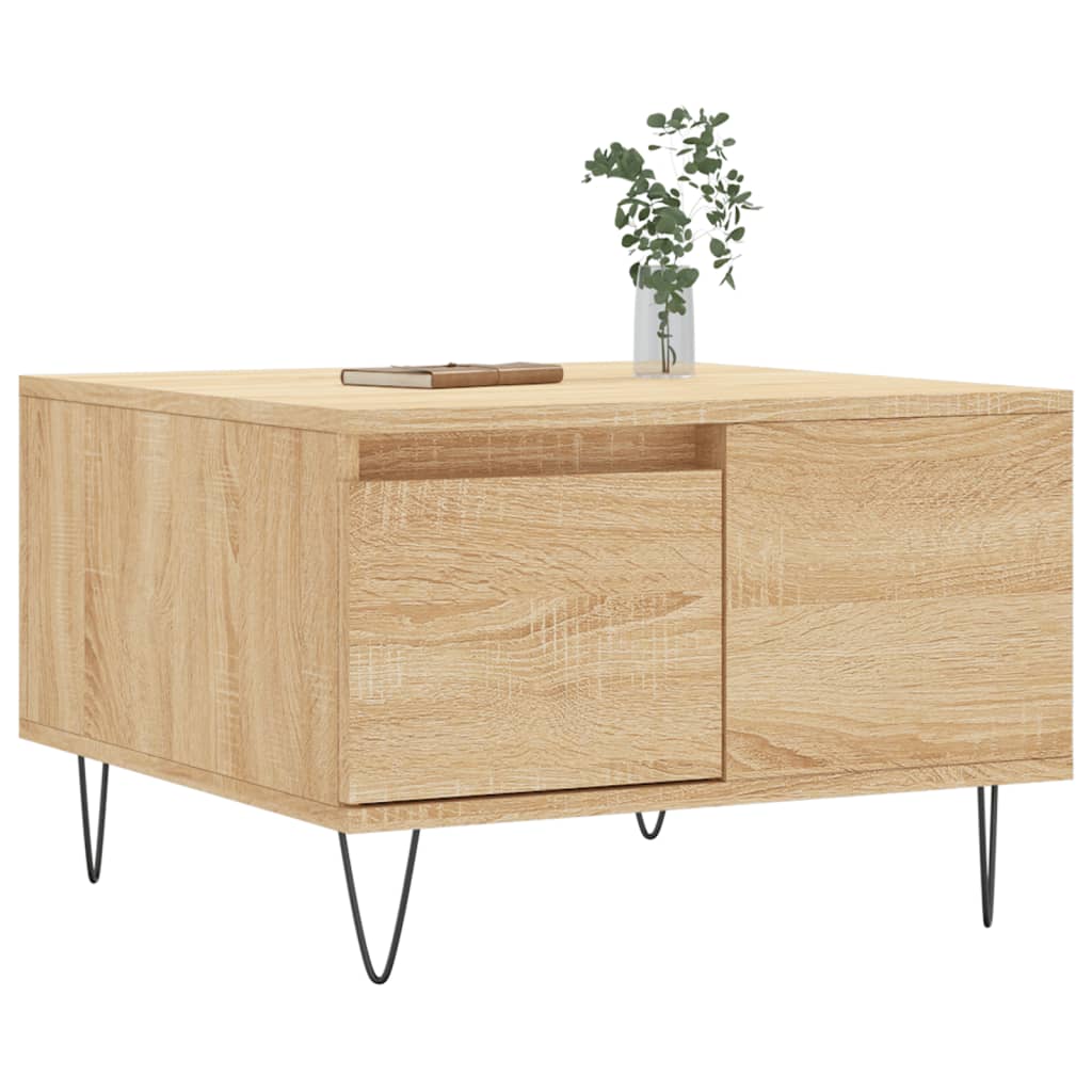 Couchtisch Sonoma-Eiche 55x55x36,5 cm Holzwerkstoff - Pazzar.ch
