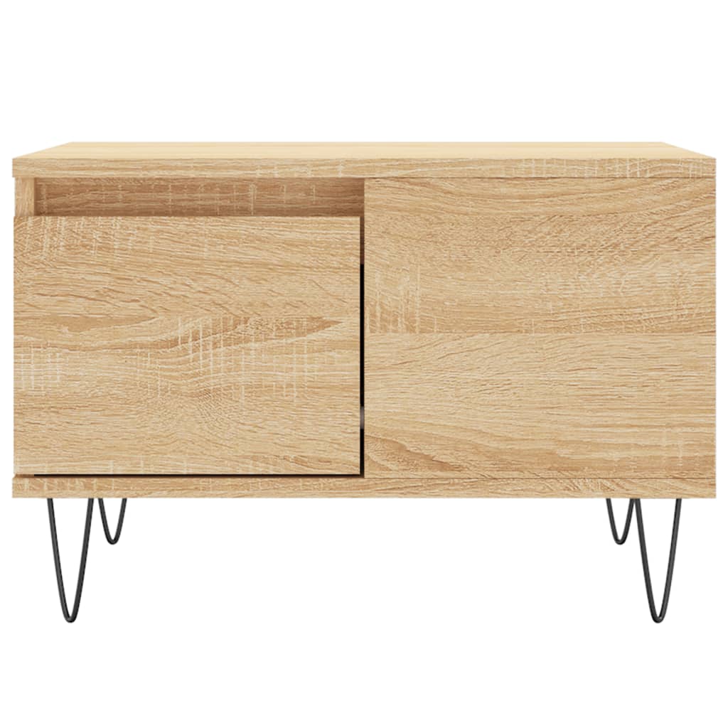 Couchtisch Sonoma-Eiche 55x55x36,5 cm Holzwerkstoff - Pazzar.ch