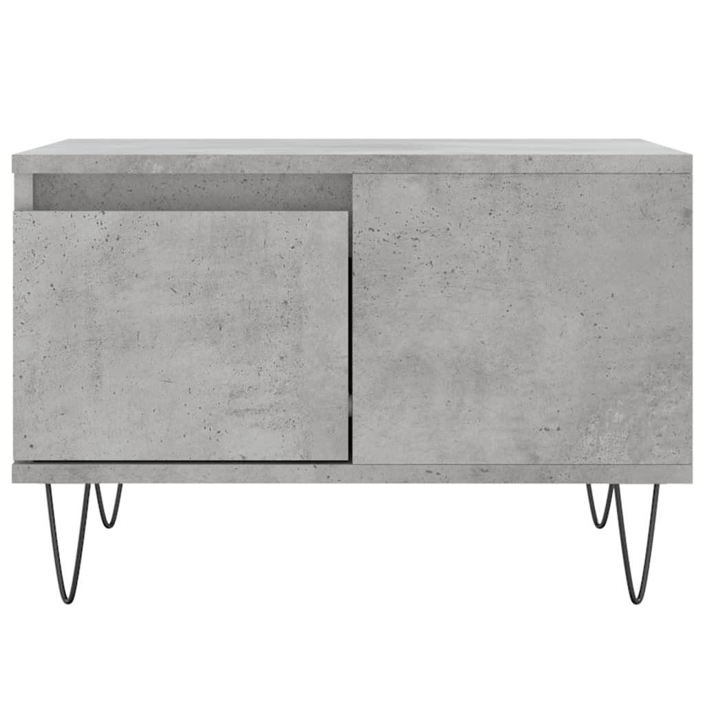 Couchtisch Betongrau 55x55x36,5 cm Holzwerkstoff - Pazzar.ch