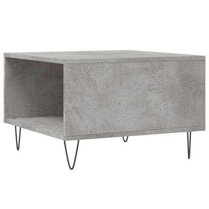 Couchtisch Betongrau 55x55x36,5 cm Holzwerkstoff - Pazzar.ch