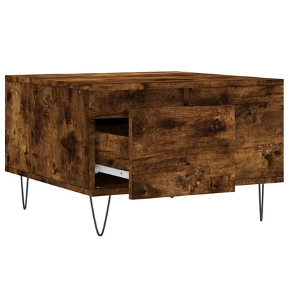 Couchtisch Räuchereiche 55x55x36,5 cm Holzwerkstoff - Pazzar.ch