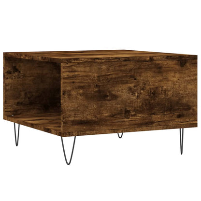 Couchtisch Räuchereiche 55x55x36,5 cm Holzwerkstoff - Pazzar.ch