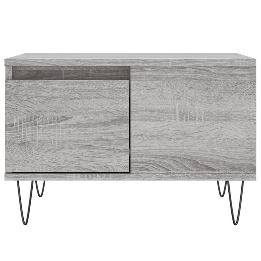 Couchtisch Grau Sonoma 55x55x36,5 cm Holzwerkstoff - Pazzar.ch