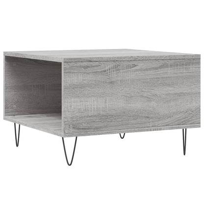 Couchtisch Grau Sonoma 55x55x36,5 cm Holzwerkstoff - Pazzar.ch