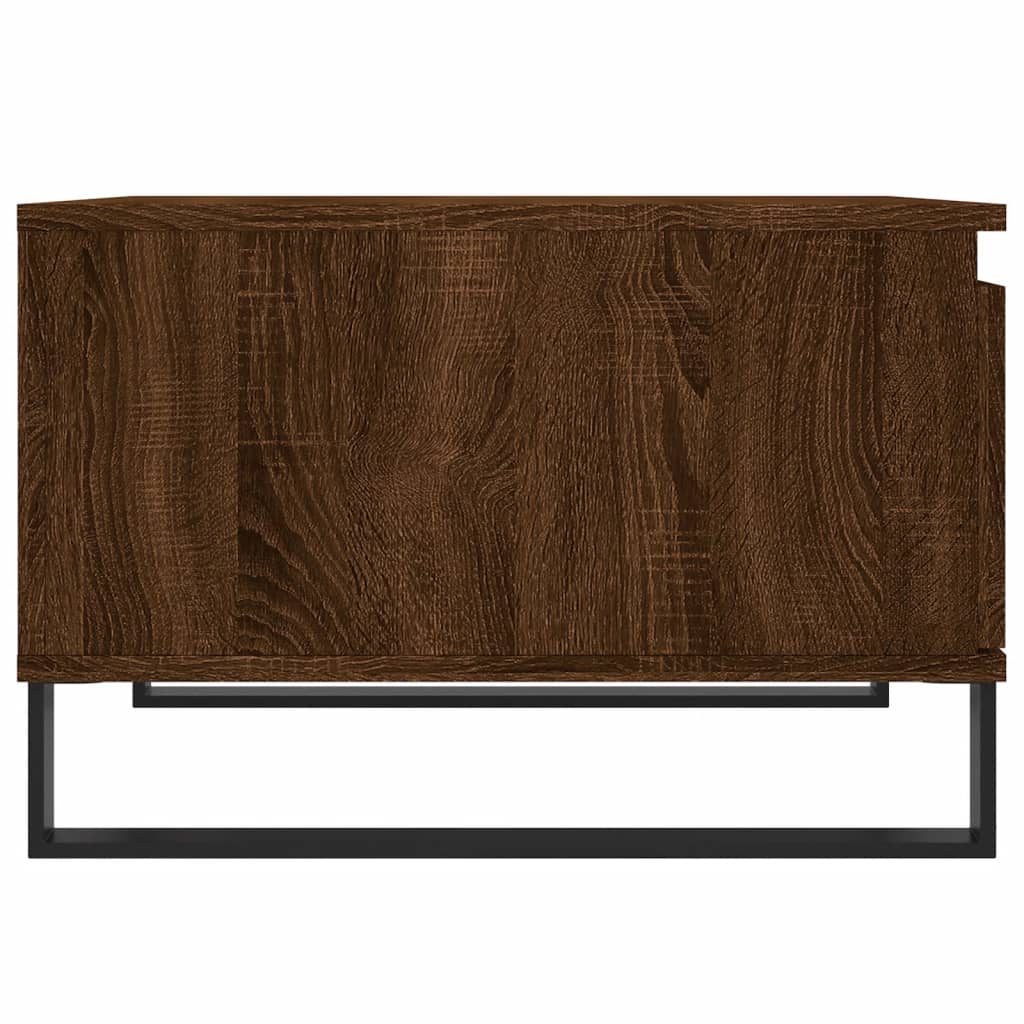 Couchtisch Braun Eichen-Optik 55x55x36,5 cm Holzwerkstoff - Pazzar.ch