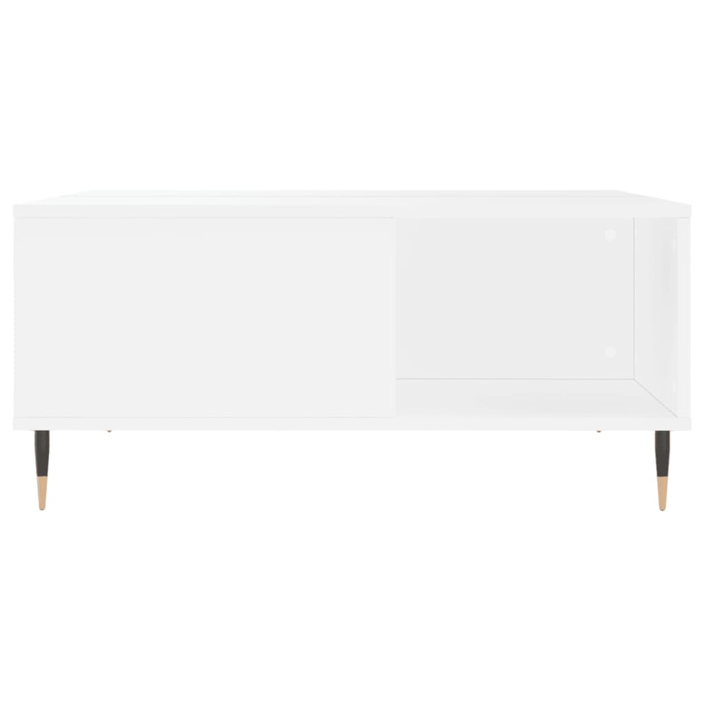 Couchtisch Weiß 80x80x36,5 cm Holzwerkstoff - Pazzar.ch