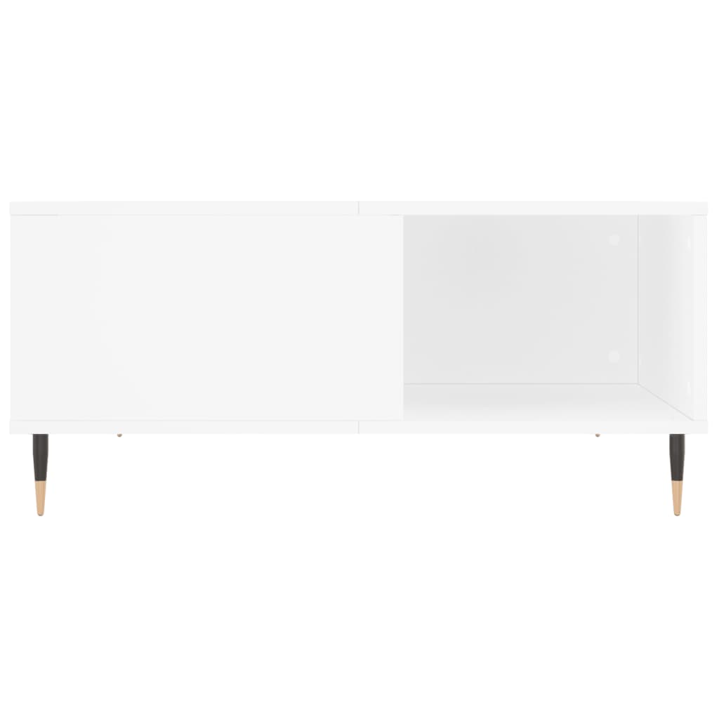 Couchtisch Weiß 80x80x36,5 cm Holzwerkstoff - Pazzar.ch