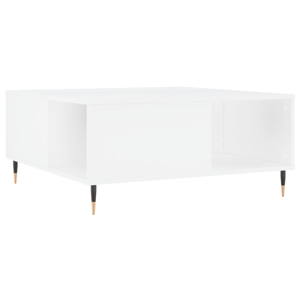 Couchtisch Weiß 80x80x36,5 cm Holzwerkstoff - Pazzar.ch