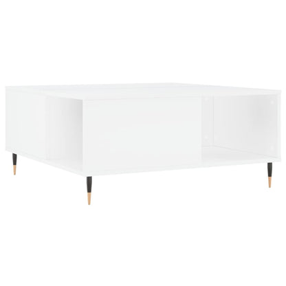 Couchtisch Weiß 80x80x36,5 cm Holzwerkstoff - Pazzar.ch