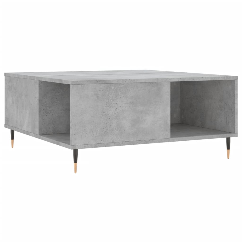 Couchtisch Betongrau 80x80x36,5 cm Holzwerkstoff - Pazzar.ch