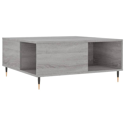 Couchtisch Grau Sonoma 80x80x36,5 cm Holzwerkstoff - Pazzar.ch