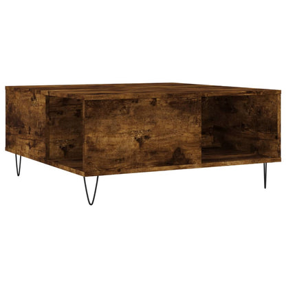 Couchtisch Räuchereiche 80x80x36,5 cm Holzwerkstoff - Pazzar.ch