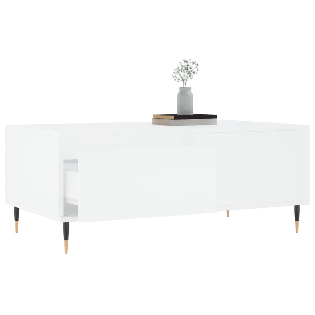 Couchtisch Weiß 90x50x36,5 cm Holzwerkstoff - Pazzar.ch