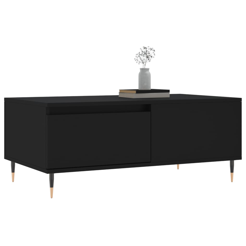 Couchtisch Schwarz 90x50x36,5 cm Holzwerkstoff - Pazzar.ch
