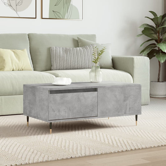 Couchtisch Betongrau 90x50x36,5 cm Holzwerkstoff - Pazzar.ch
