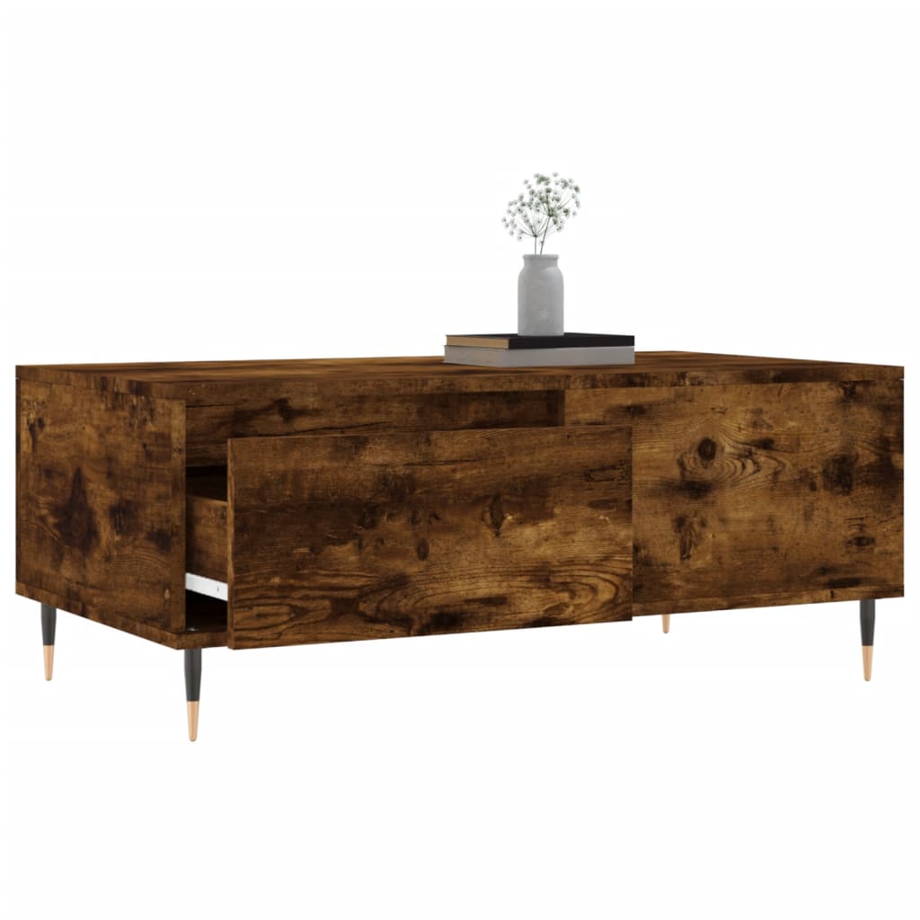 Couchtisch Räuchereiche 90x50x36,5 cm Holzwerkstoff - Pazzar.ch