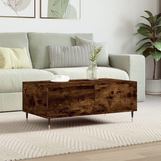 Couchtisch Räuchereiche 90x50x36,5 cm Holzwerkstoff - Pazzar.ch