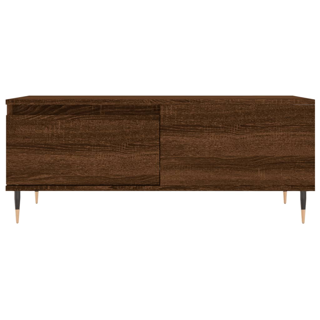 Couchtisch Braun Eichen-Optik 90x50x36,5 cm Holzwerkstoff - Pazzar.ch