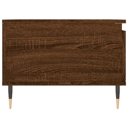 Couchtisch Braun Eichen-Optik 90x50x36,5 cm Holzwerkstoff - Pazzar.ch
