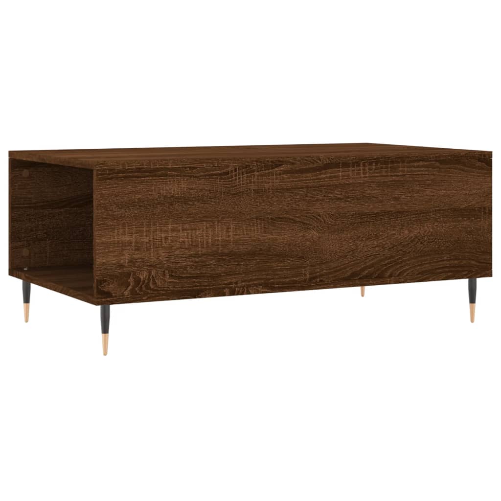 Couchtisch Braun Eichen-Optik 90x50x36,5 cm Holzwerkstoff - Pazzar.ch