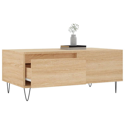 Couchtisch Sonoma-Eiche 90x50x36,5 cm Holzwerkstoff - Pazzar.ch