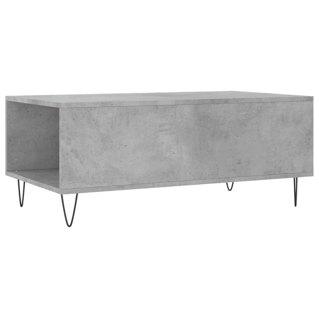 Couchtisch Betongrau 90x50x36,5 cm Holzwerkstoff - Pazzar.ch