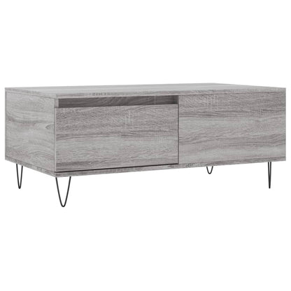 Couchtisch Grau Sonoma 90x50x36,5 cm Holzwerkstoff - Pazzar.ch