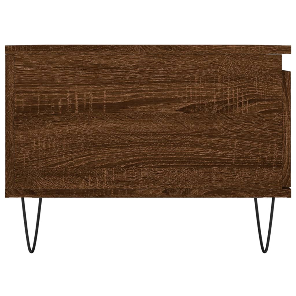 Couchtisch Braun Eichen-Optik 90x50x36,5 cm Holzwerkstoff - Pazzar.ch
