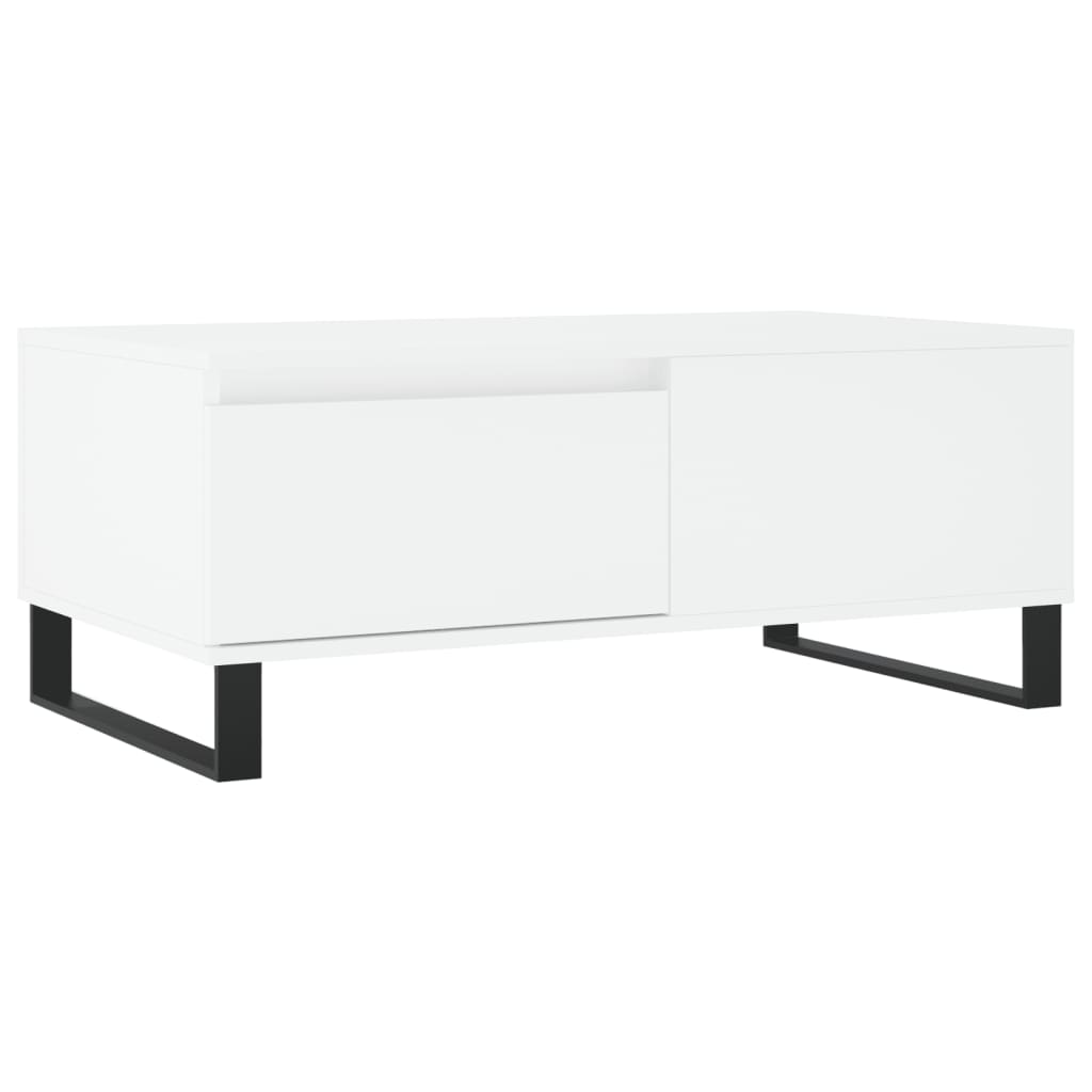 Couchtisch Weiß 90x50x36,5 cm Holzwerkstoff - Pazzar.ch