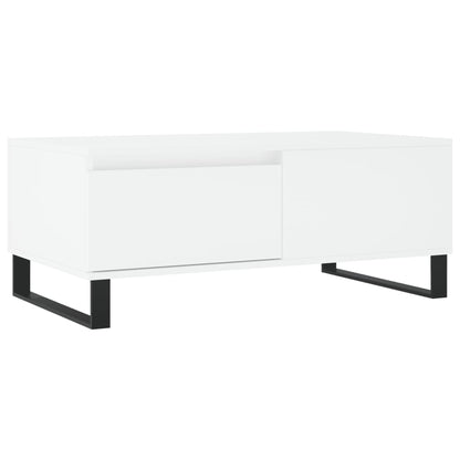 Couchtisch Weiß 90x50x36,5 cm Holzwerkstoff - Pazzar.ch
