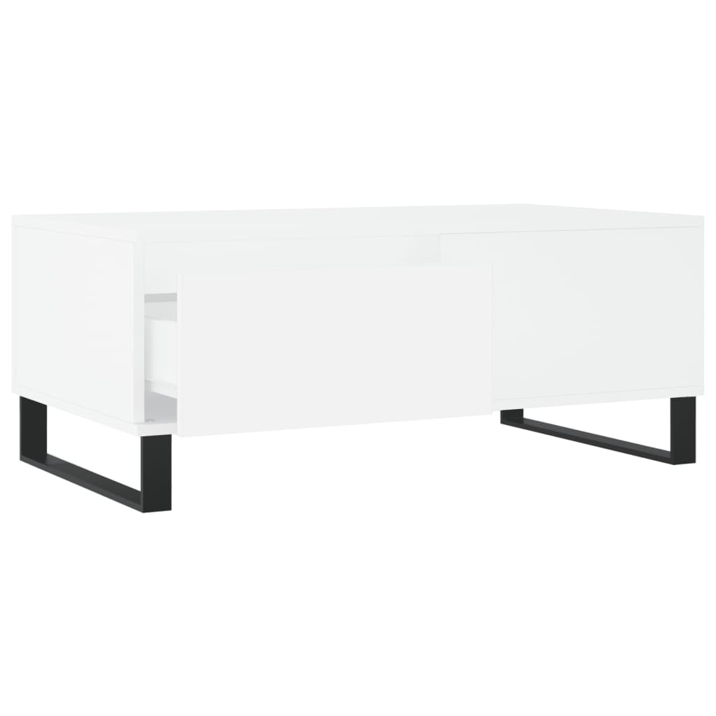 Couchtisch Weiß 90x50x36,5 cm Holzwerkstoff - Pazzar.ch