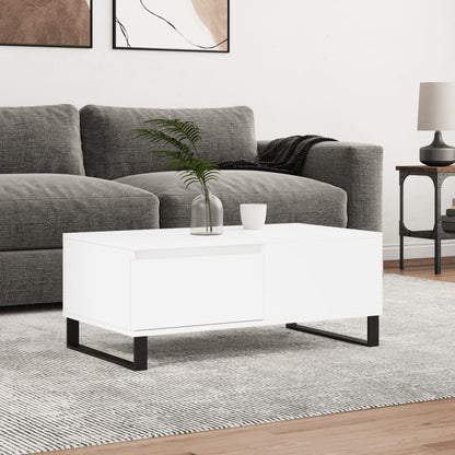 Couchtisch Weiß 90x50x36,5 cm Holzwerkstoff - Pazzar.ch