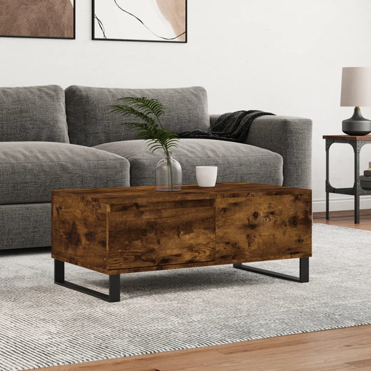Couchtisch Räuchereiche 90x50x36,5 cm Holzwerkstoff - Pazzar.ch