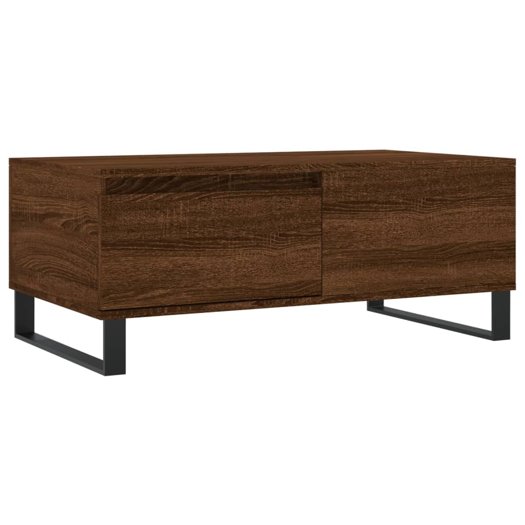 Couchtisch Braun Eichen-Optik 90x50x36,5 cm Holzwerkstoff - Pazzar.ch