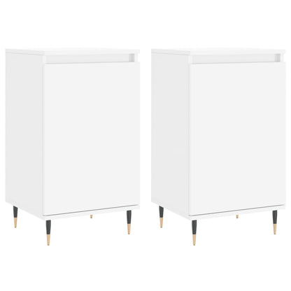 Sideboards 2 Stk. Weiß 40x35x70 cm Holzwerkstoff - Pazzar.ch
