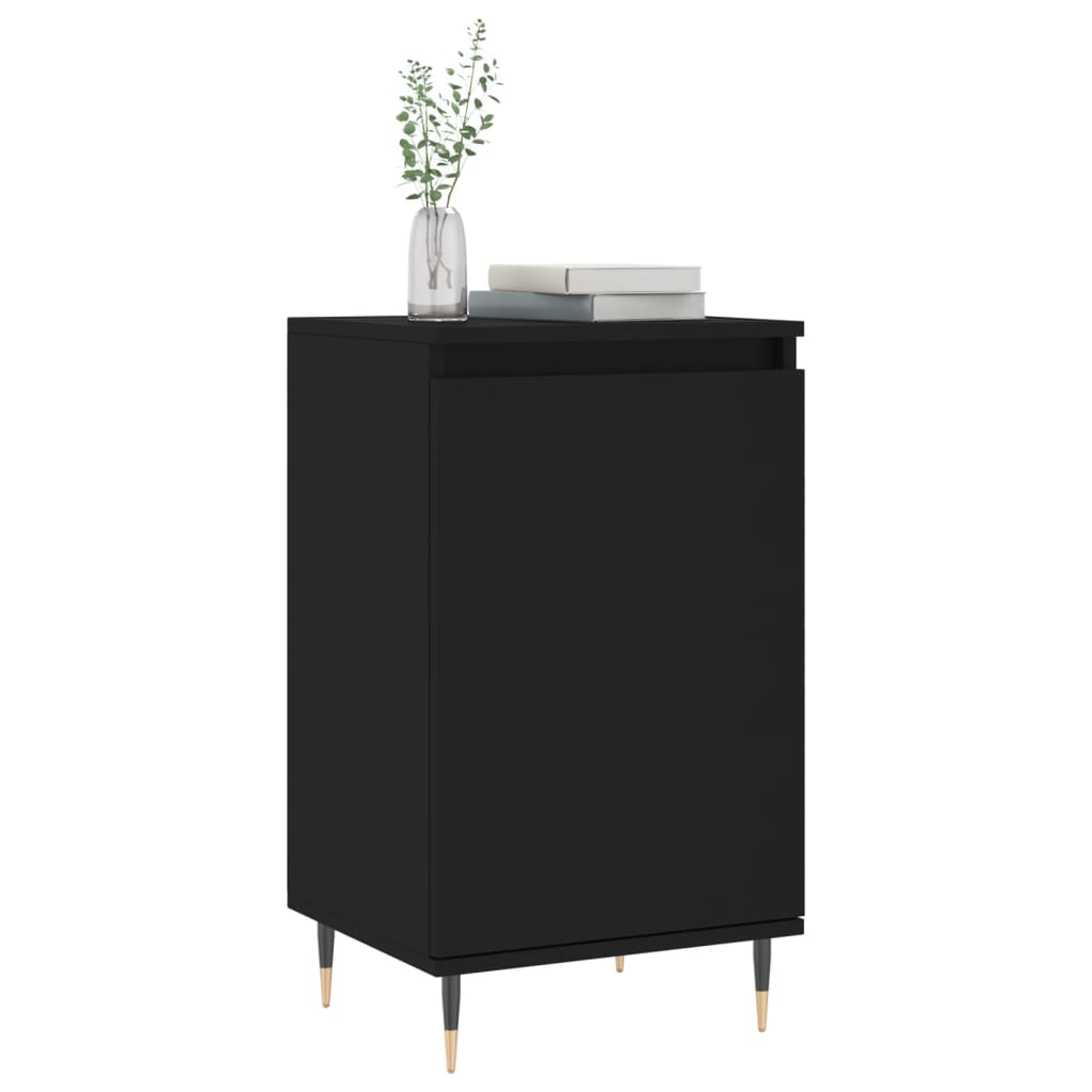 Sideboards 2 Stk. Schwarz 40x35x70 cm Holzwerkstoff - Pazzar.ch