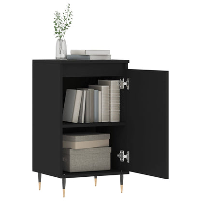 Sideboards 2 Stk. Schwarz 40x35x70 cm Holzwerkstoff - Pazzar.ch