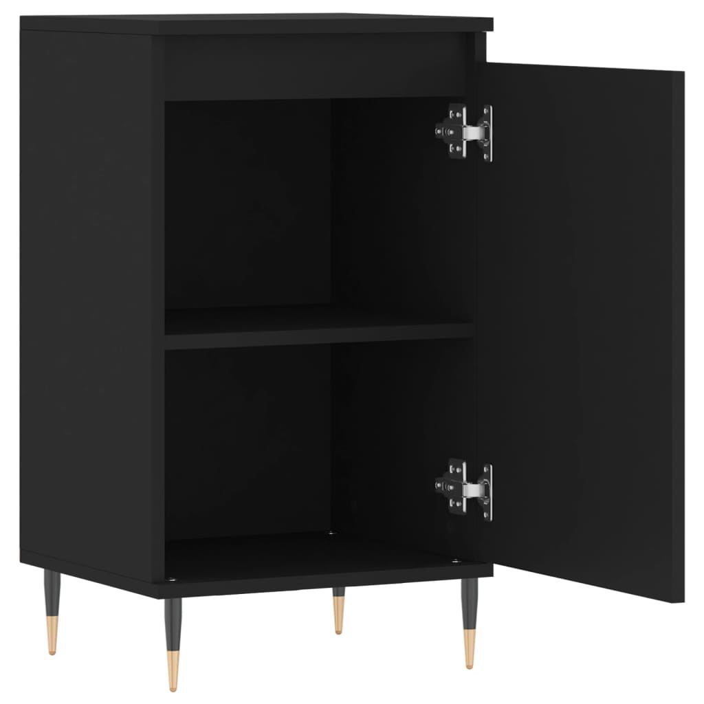 Sideboards 2 Stk. Schwarz 40x35x70 cm Holzwerkstoff - Pazzar.ch