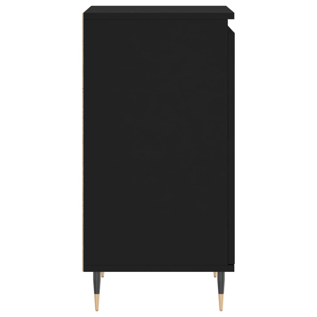 Sideboards 2 Stk. Schwarz 40x35x70 cm Holzwerkstoff - Pazzar.ch