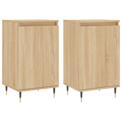 Sideboards 2 Stk. Sonoma-Eiche 40x35x70 cm Holzwerkstoff - Pazzar.ch
