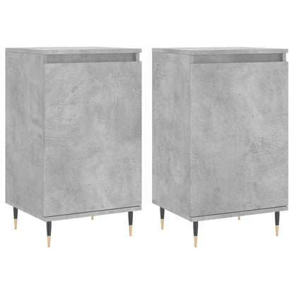 Sideboards 2 Stk. Betongrau 40x35x70 cm Holzwerkstoff - Pazzar.ch